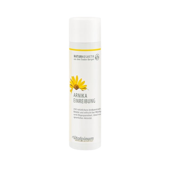 Arnika Einreibung Naturkosmetik Vitalpin 250 ml