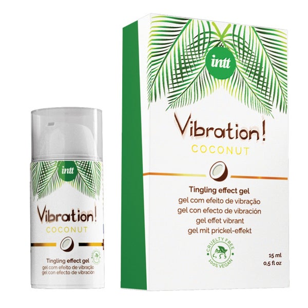 «Vibration! Coconut» Intimgel 15ml – Dreifacher Effekt (0.015 l) 15 ml