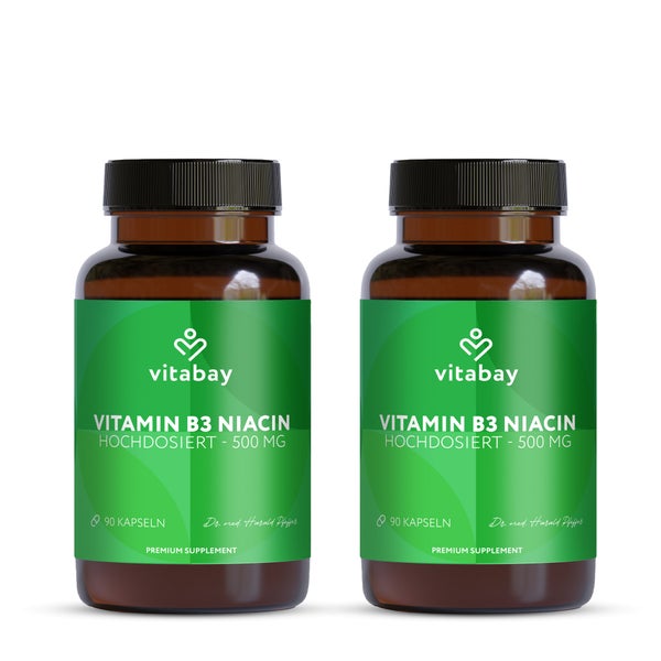 Vitabay Vitamin B3 Niacin 500 mg 180 St