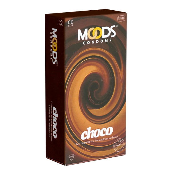 «Choco» 12 Stück, 53 mm, Schoko-Aroma, rosa, zylindrisch (12 Kondome) 12 St