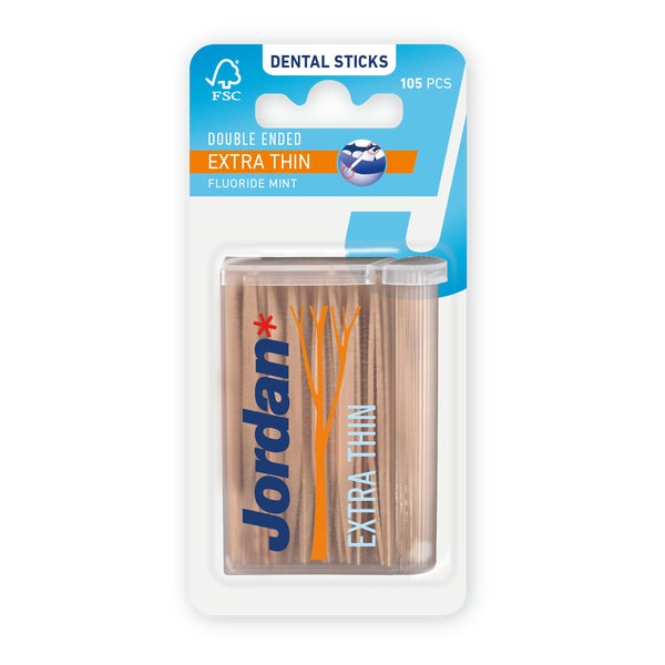 Jordan Zahnhölzer Dental Sticks Extra Thin 105 St