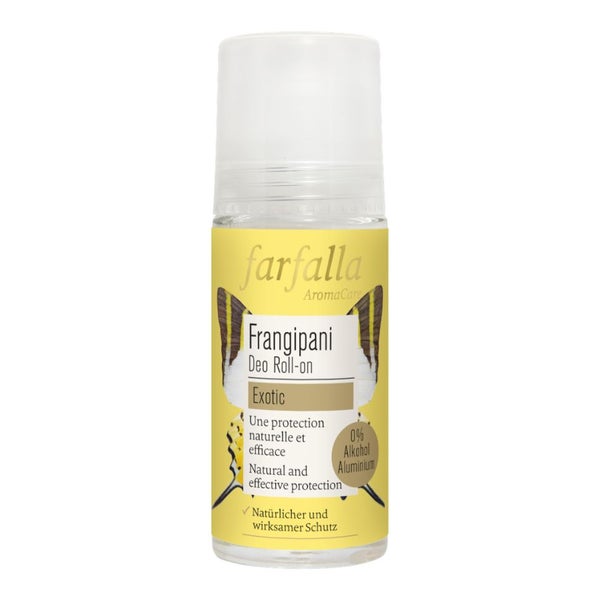 Farfalla Frangipani, Blumig-sanfter Deo Roll-on Bio