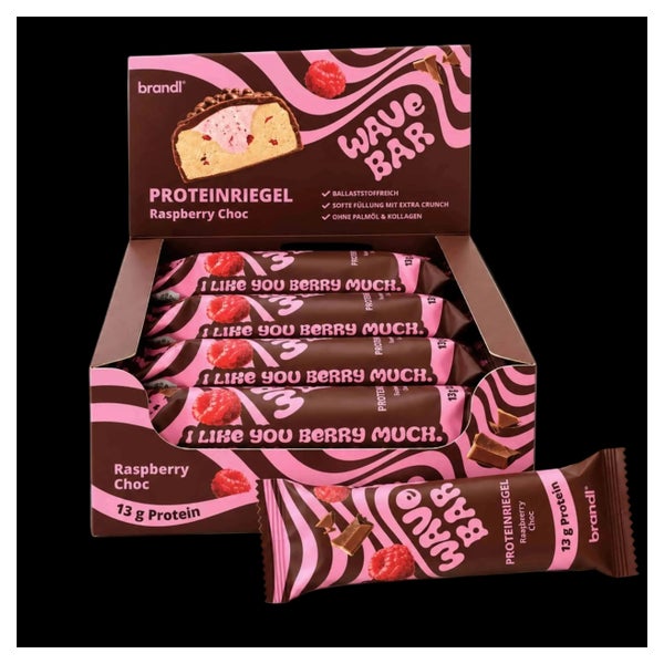 Wavebar Raspberry Choc | Der Proteinriegel, der einfach alles kann