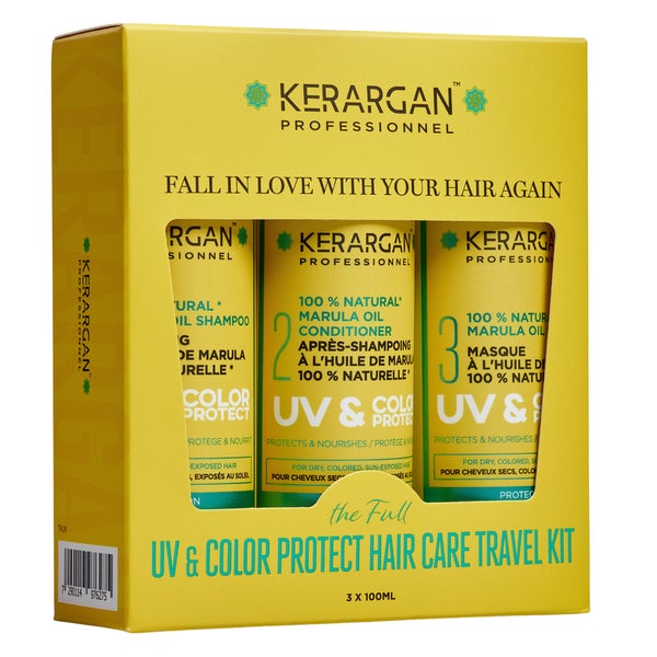Kerargan - UV- & Farbschutz-Reiseset mit Marulaöl 300 ml