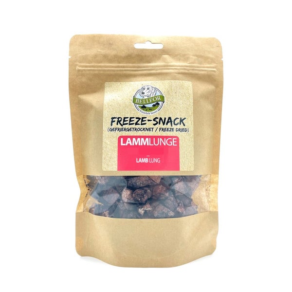 Bellfor Gesunder Freeze-Snack für Hunde - Lammlunge 50 g 50 g