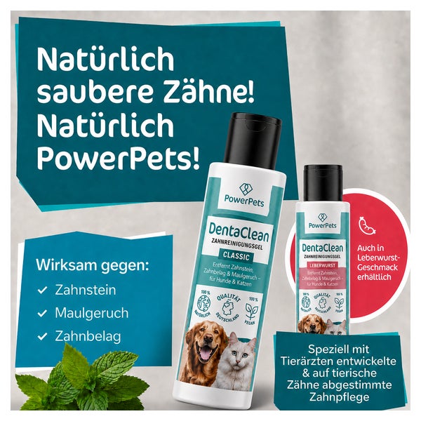 DentaClean – Zahnreinigung für Tiere - Gel - Classic- 130ml 130 ml