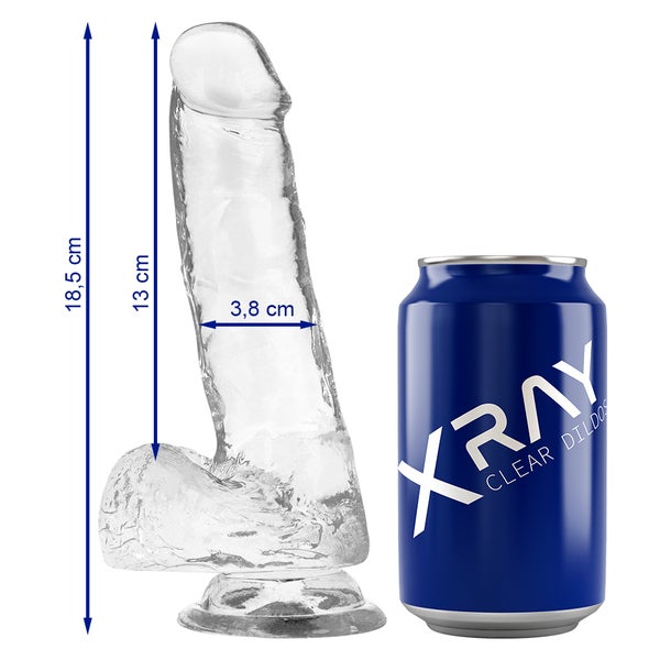 X Ray - Durchsichtiger, flexibler Dildo
