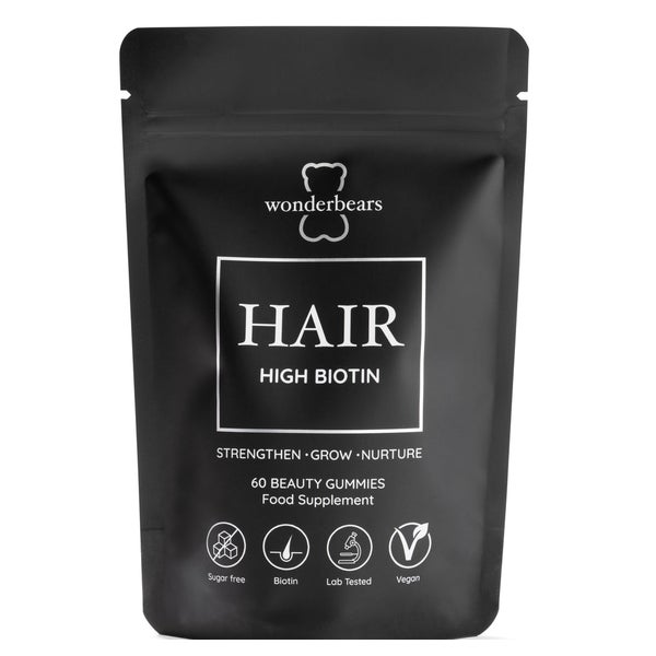 wonderbears HAIR High Biotin Gummies Pouch, 60 Stück 150 g