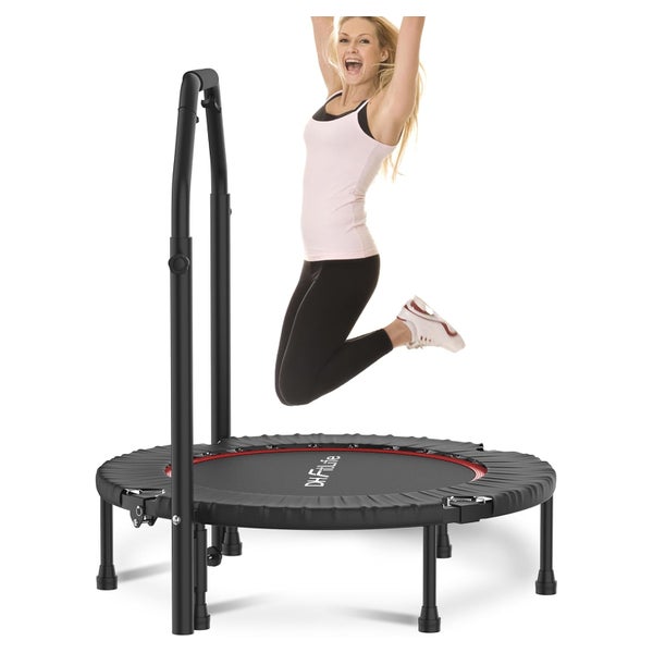 DH FitLife 102cm klappbares Fitness Indoor Trampolin 1 St