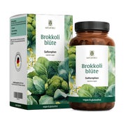 Produktabbildung: Brokkoliblüte Sulforaphan hochdosiert aus Brokkoliblüten-Extrakt - BROKKOLIBLÜTE - 180 vegane Kapseln - NATURTREU® 138.0 g