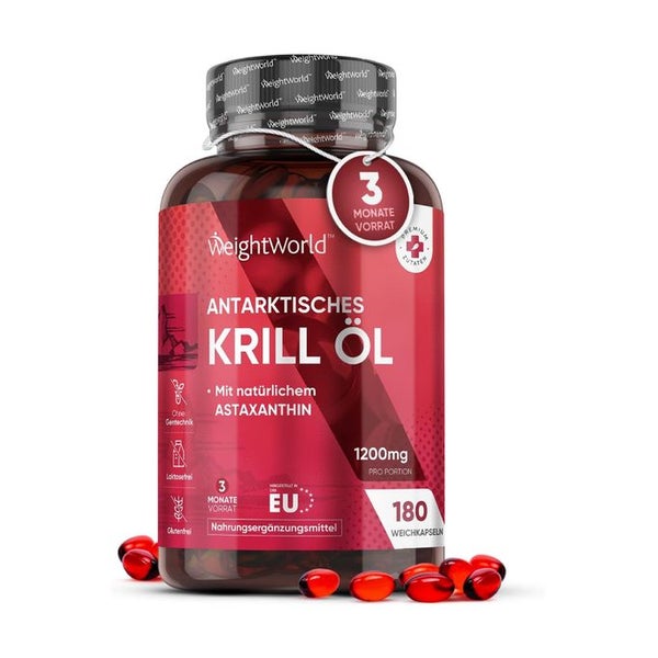 WeightWorld Antarktis Krill Öl 180 St