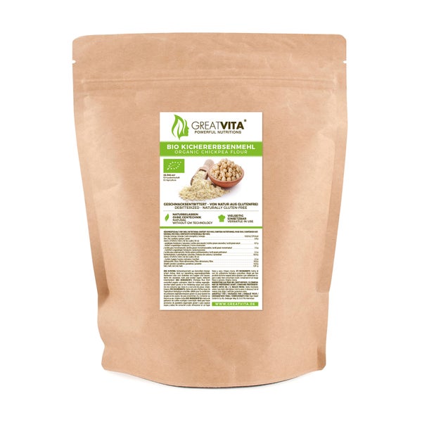 GreatVita Bio Kichererbsenmehl 400 g