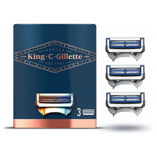 King C. Gillette Rasierklingen 3er Pack 1 St