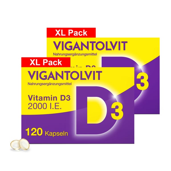 VIGANTOLVIT 2000 I.E. Vitamin D 2X120 St