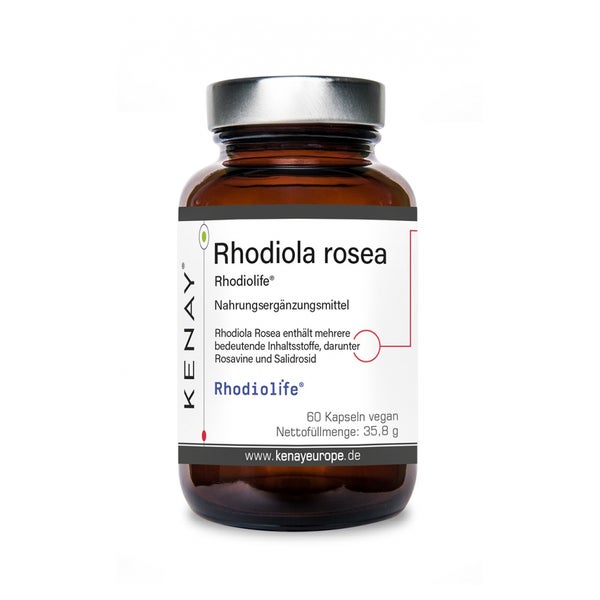 RHODIOLA ROSEA Rhodiolife®|60 Kapseln vegan|KENAY®  60 St