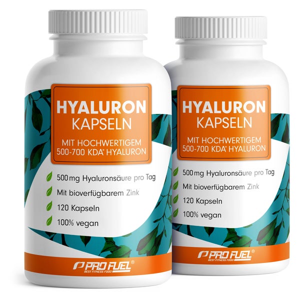 ProFuel - Hyaluron Kapseln 500mg - 2x 120 Kapseln 240 St