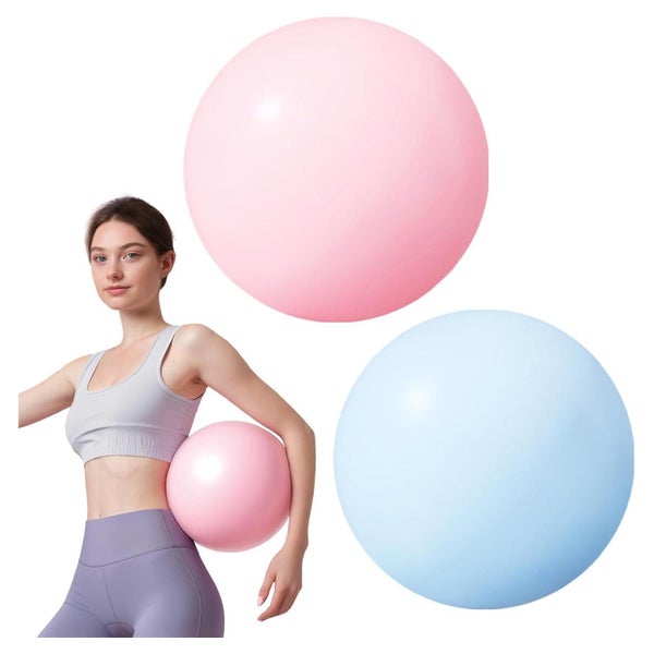 Gymnastikball 25cm Pilates Yoga AntiBurst #8 Sakura-Rosa + H 1 St