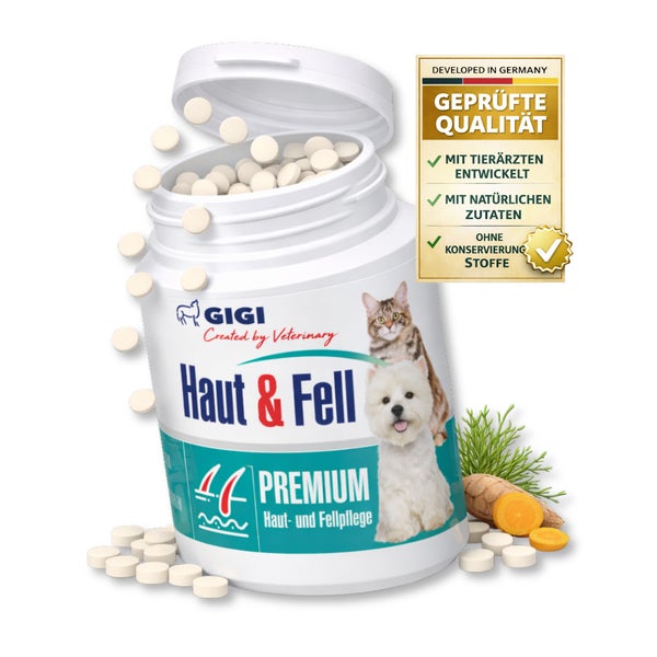 GIGI VET Haut & Fell Für Hunde und Katzen 90 St