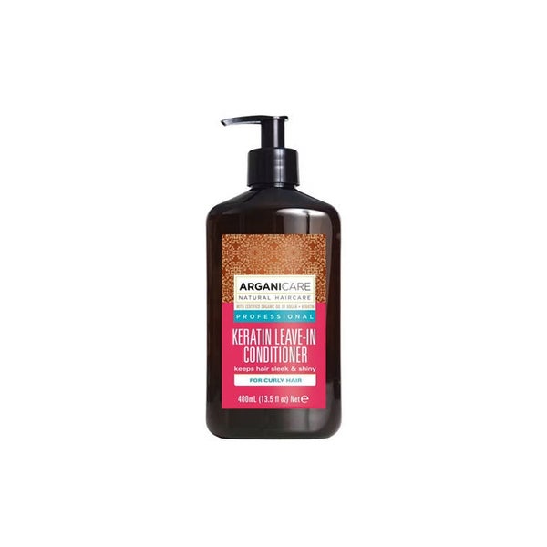 Arganicare Definierende Leave-in-Behandlung - Lockiges bis krauses Haar - Keratin  St