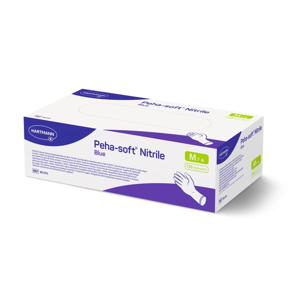 Hartmann Peha-Soft nitrile blue Untersuchungshandschuhe Gr. M 150 St