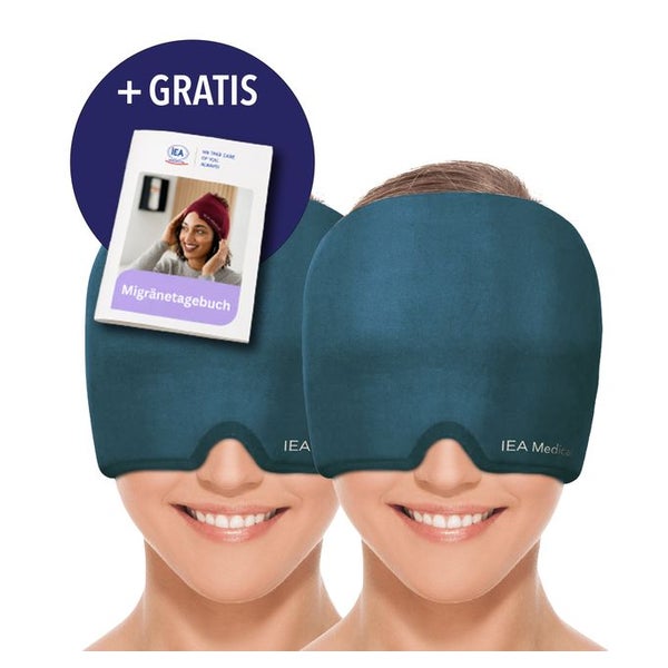 IEA Medical Migränemaske - blau - 2er Pack 2 St