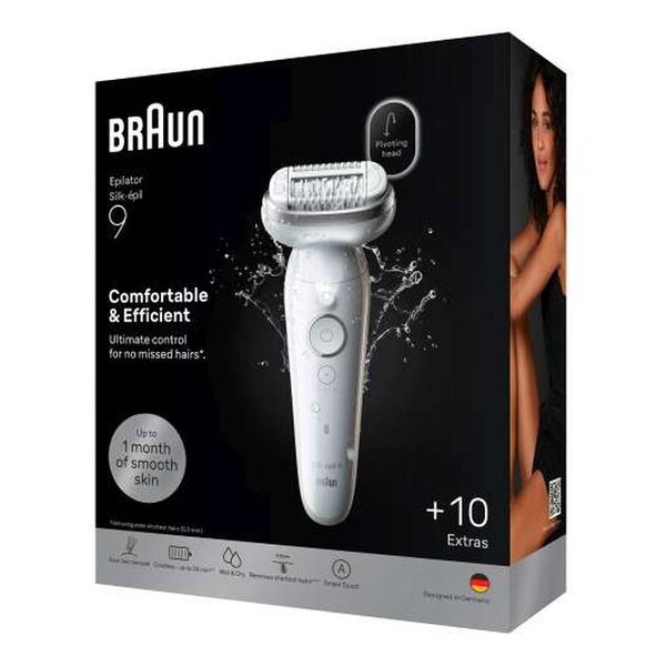 Braun Silk·épil 9, Wet & Dry Epilierer, Langanhaltend glatte Haut, 9-241 1 St