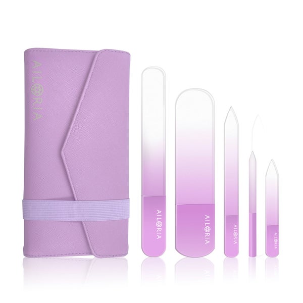 CONTOUR LUXE Glas-Nagelfeilenset 1 St