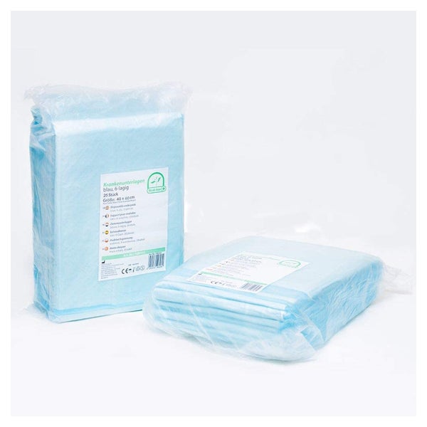 Medi-Inn Krankenunterlagen 40 x 60 cm, 6-lagig, 25er Pack 25 St