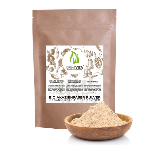 GreatVita Bio Akazienfaserpulver 400 g