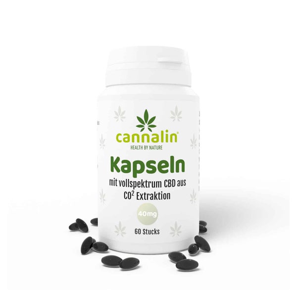 Cannalin - CBD Kapseln 40 mg 60 St