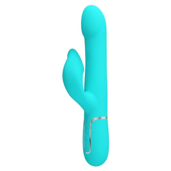 Pretty Love - Rabbit Vibrator Pearls Aqua Green 1 St