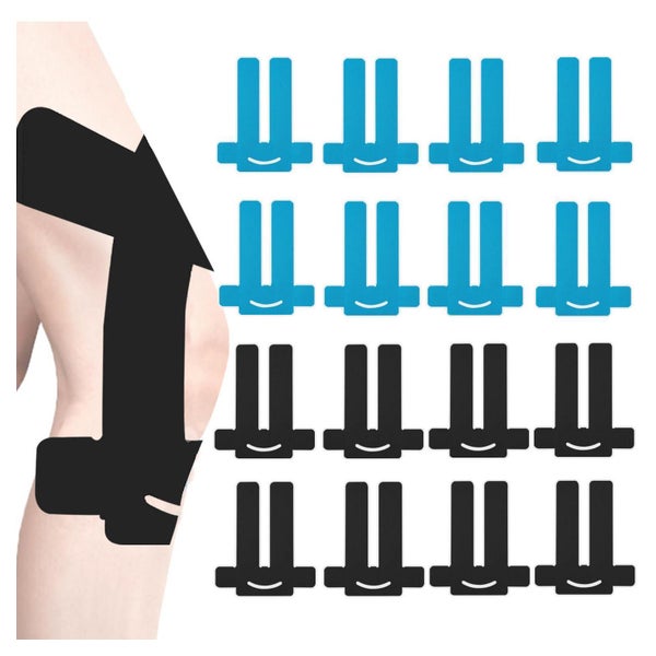 NELLHOMY Knie Tape Vorgeschnitten (16 Stk.) - Arthrose, Schmerz, Sport