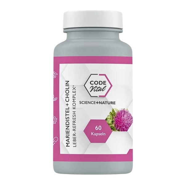 CODE Vital Mariendistel + Cholin - LEBER REFRESH KOMPLEX 60 St