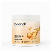Produktabbildung: brandl® Omega 3 D3 K2 Kapseln mit Premium Fischöl Omega 3 | EPA DHA hochdosiert mit 2:1 Verhältnis 120 St