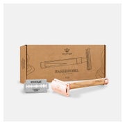 Ecoroyal Rasierhobel Damen Olivenholz Rose + 10 Rasierklingen