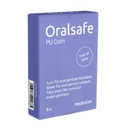«Oral Safe PU Vanilla», 8 Lecktücher, latexfrei, Vanilleduft (8 Tücher) 8 St