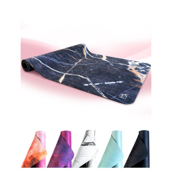 Fitness- & Yogamatte - dark marble 1 St