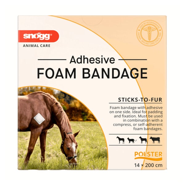 Snögg Animal Care Foam Bandage, 14 x 200 cm - elastischer Schaumverband für Tiere 1 St