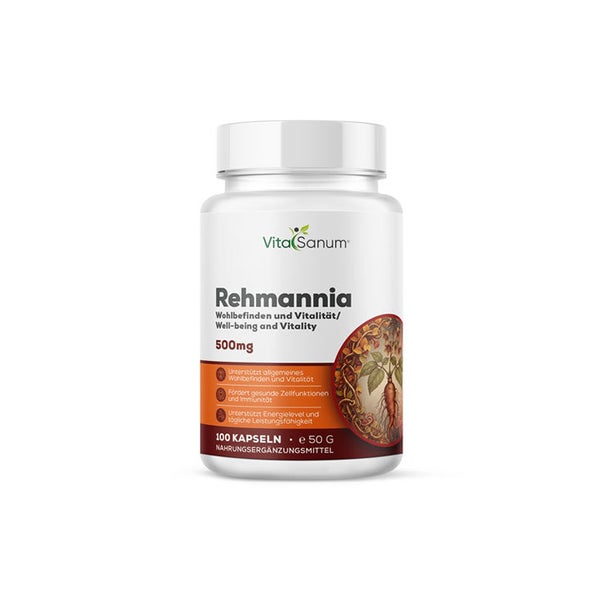 VitaSanum®- Rehmannia (Rehmannia glutinosa) 500 mg 100 St