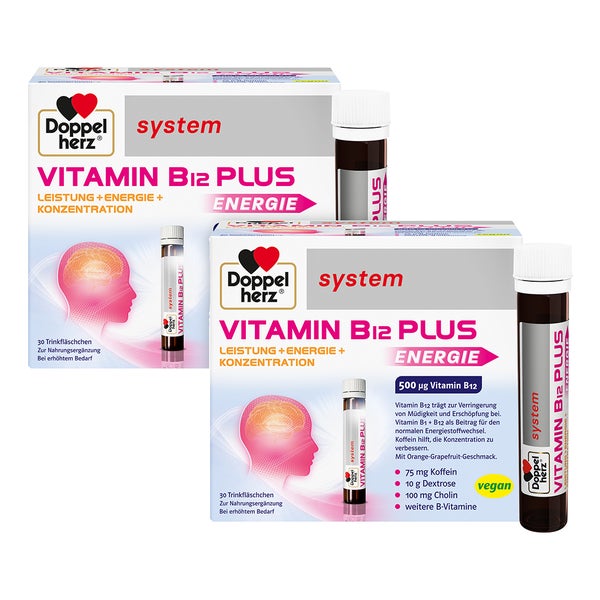 Doppelherz® system VITAMIN B12 PLUS Energie Doppelpack 30X25 ml