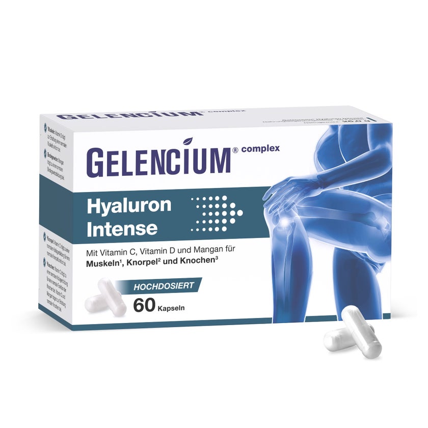 GELENCIUM® Hyaluron Intense 500 mg Kapseln vegan 60 St