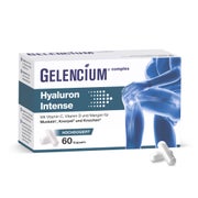 Produktabbildung: GELENCIUM® Hyaluron Intense 500 mg Kapseln vegan 60 St