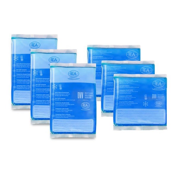 IEA Medical Kalt Warm Kompresse 6er Mischset 12x20 & 13x14 6 St