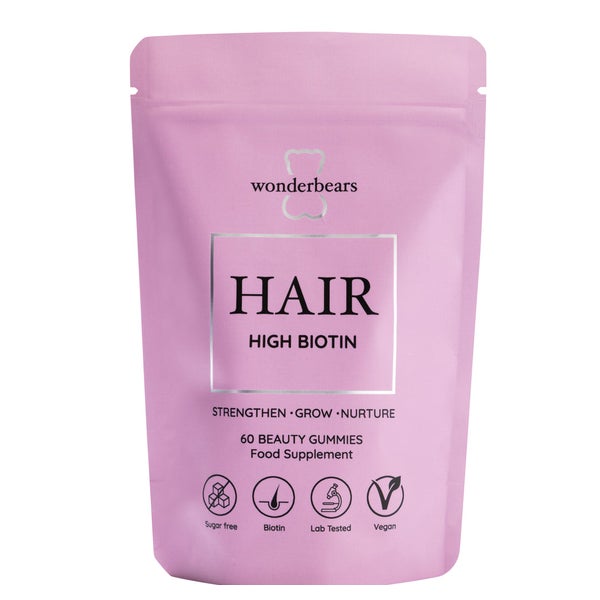 wonderbears HAIR High Biotin Gummies Pouch, 60 Stück 150 g