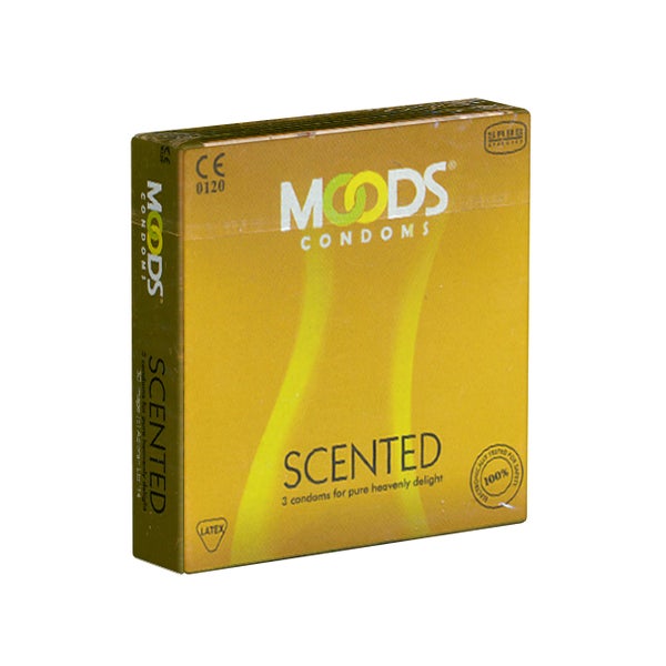 «Scented Condoms», 3 Stück, rosa, Blumenduft, Silikonöl, 53m (3 Kondome) 3 St