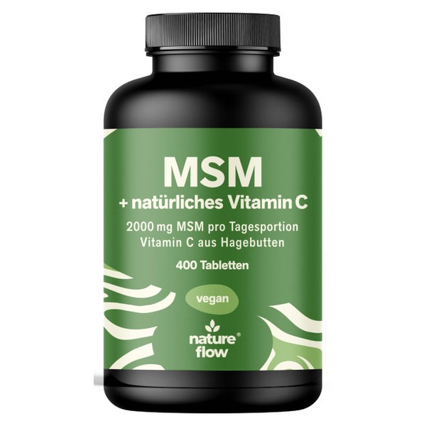 MSM Tabletten 2000 mg 400 St. - Nature Flow 400 St