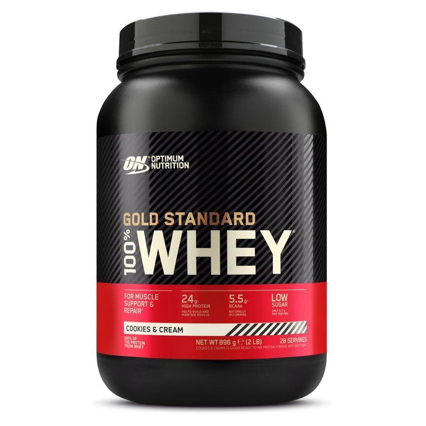 OPTIMUM NUTRITION Gold Standard Whey 908g Dose / Cookies and Cream