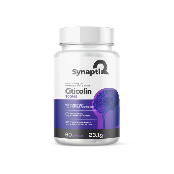 SynaptiQ® Citicolin (CDP-Cholin) – Unterstützung für Konzentration & mentale Leistung 50 g