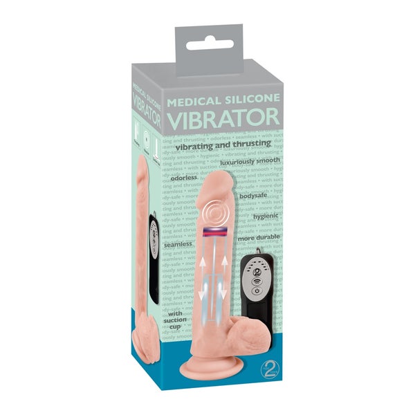 Medical Silicone - Medical Silicone Thrusting Vibrator