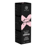 «Triple» Vibration Gel 15 ml, vegan, unisex, wärmend & kühl (0.015 l)